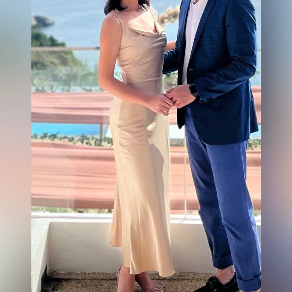Champagne Biased Dress